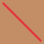 Same longer wider red diagonal on tan