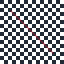 Original 64-pixel preview of one-pixel source stroke on its minimum-contrast checkerboard offset