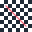 32-pixel checkerboard preview of the two-pixel source line at a minimum-count offset